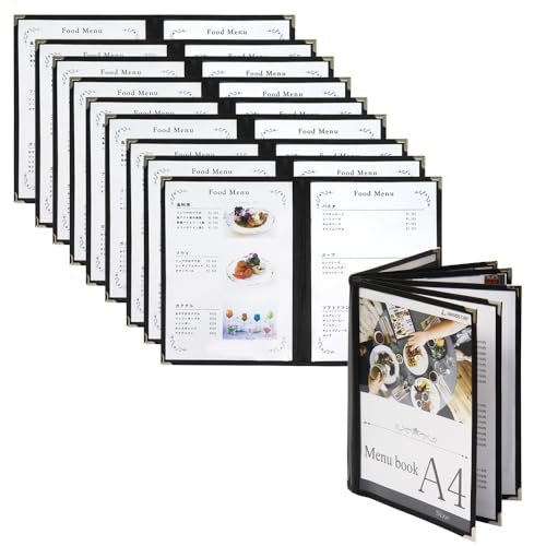 メニューブック　6冊セット 楽天市場】【送料無料】NEW メニューブック 6ページ(3枚6面) A4